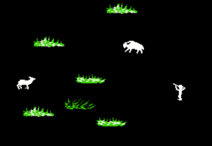 Screenshot from the game, Oregon Trail.