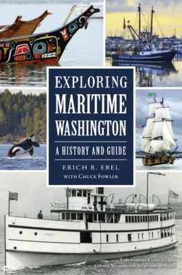 Front cover of Exploring Maritime Washington.
